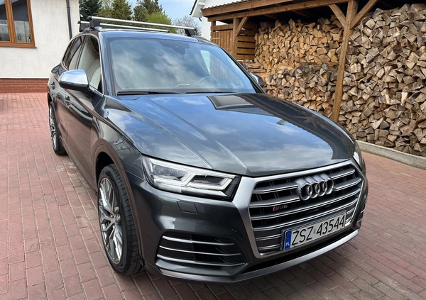 Audi SQ5 cena 178350 przebieg: 51000, rok produkcji 2019 z Szczecinek małe 37